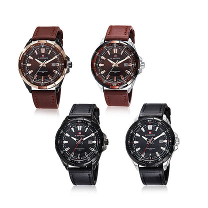 NAVIFORCE 9056 high-end sports leisure business men waterproof watch