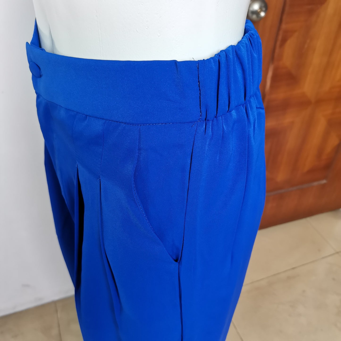 Two Piece Set Of High Waisted Wide Leg Pants