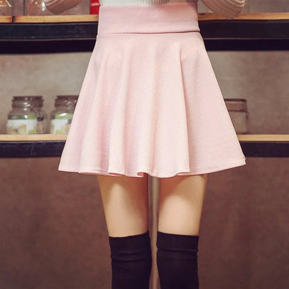 New Summer Women's Skirts  Sexy Girl Mini Elastic Pleated Skirt for Female JYF Brand