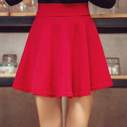 New Summer Women's Skirts  Sexy Girl Mini Elastic Pleated Skirt for Female JYF Brand