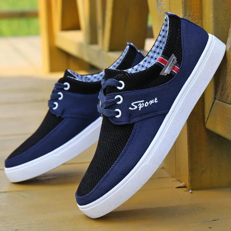 Canvas Shoes Male Basic Flats Comfort Loafers Mens Casual