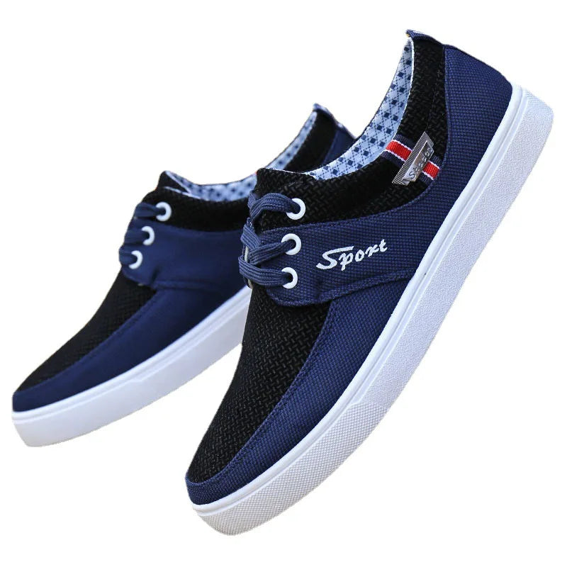 Canvas Shoes Male Basic Flats Comfort Loafers Mens Casual