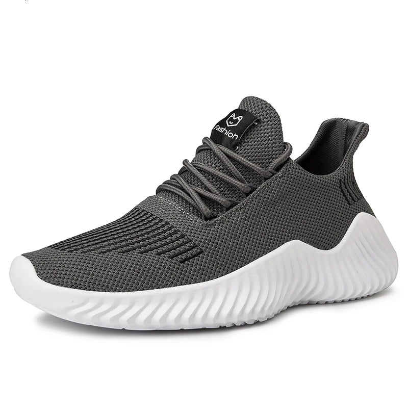 Men High Quality Male Sneakers Breathable White Fashion