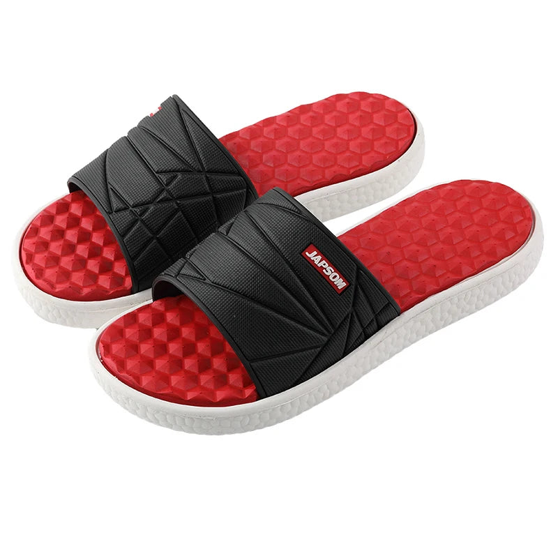 Summer Men Big Size Indoor EVA Massage Slippers Men's Slides House