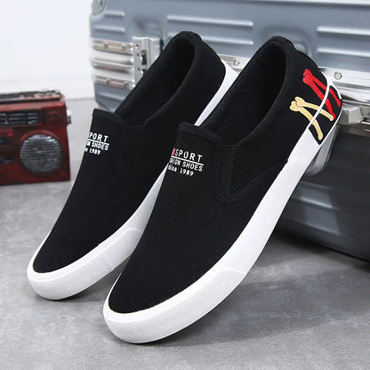 Casual Sneakers White Canvas Shoes