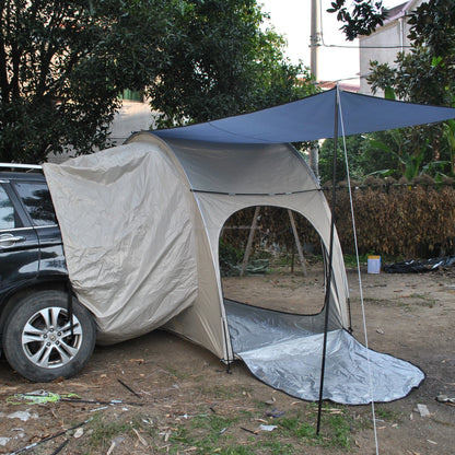 CZX-553 Car Awning Sun Shelter Camping SUV Rear Tent,Portable Waterproof car rear tent can be used alone as bike tent or storage