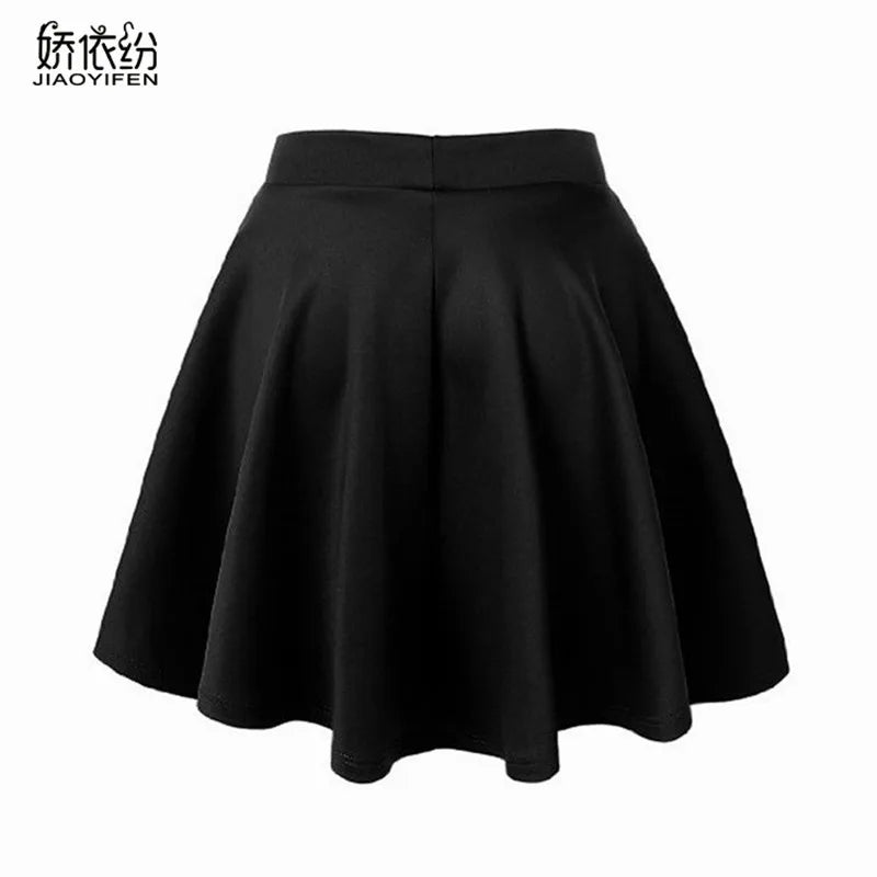 New Summer Women's Skirts  Sexy Girl Mini Elastic Pleated Skirt for Female JYF Brand