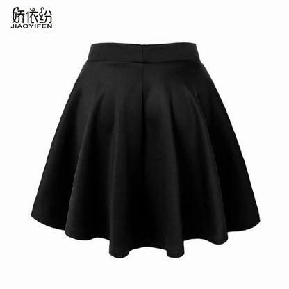 New Summer Women's Skirts  Sexy Girl Mini Elastic Pleated Skirt for Female JYF Brand