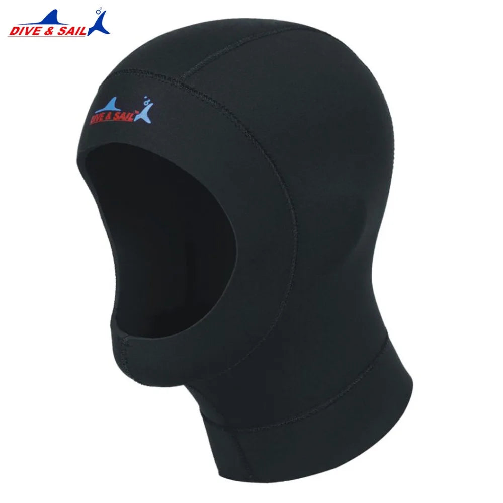 3mm neoprene diving hat professional uniex NCR fabric swimming cap winter cold-proof wetsuits head cover helmet swimwear 1pcs