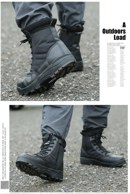 Army Boots Outdoor Hiking Boots Ankle Work Safty Shoes