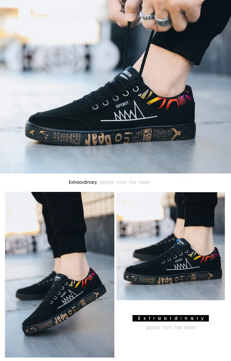 Canvas Sneakers Comfortable Breathable Casual Shoes