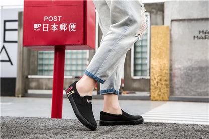 Casual Sneakers White Canvas Shoes