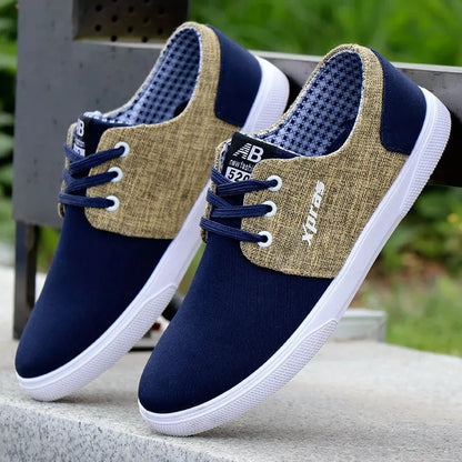 Canvas Shoes Male Basic Flats Comfort Loafers Mens Casual