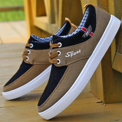 Canvas Shoes Male Basic Flats Comfort Loafers Mens Casual