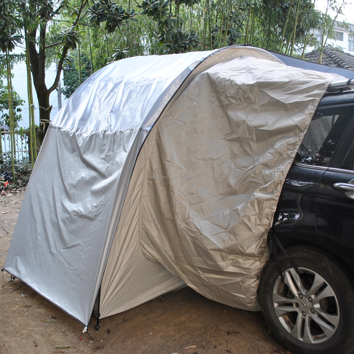 CZX-553 Car Awning Sun Shelter Camping SUV Rear Tent,Portable Waterproof car rear tent can be used alone as bike tent or storage