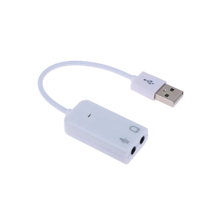 USB Sound Card Virtual 7.1 3D For Laptop Notebook PC