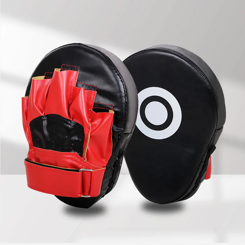 Curved Boxing Hand Target PU Leather Sanda Training Target Wear