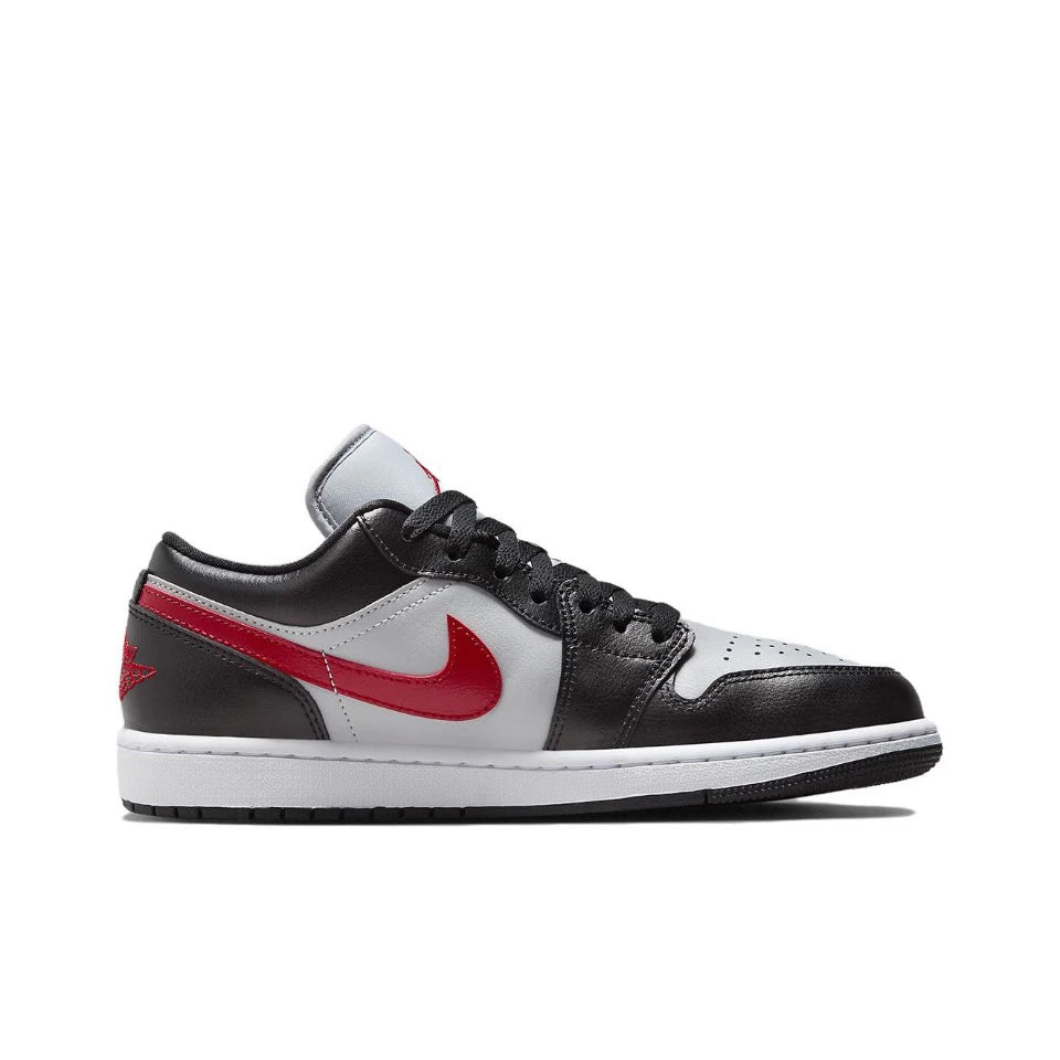 Air Jordan 1 Low "Red Swoosh"Black White