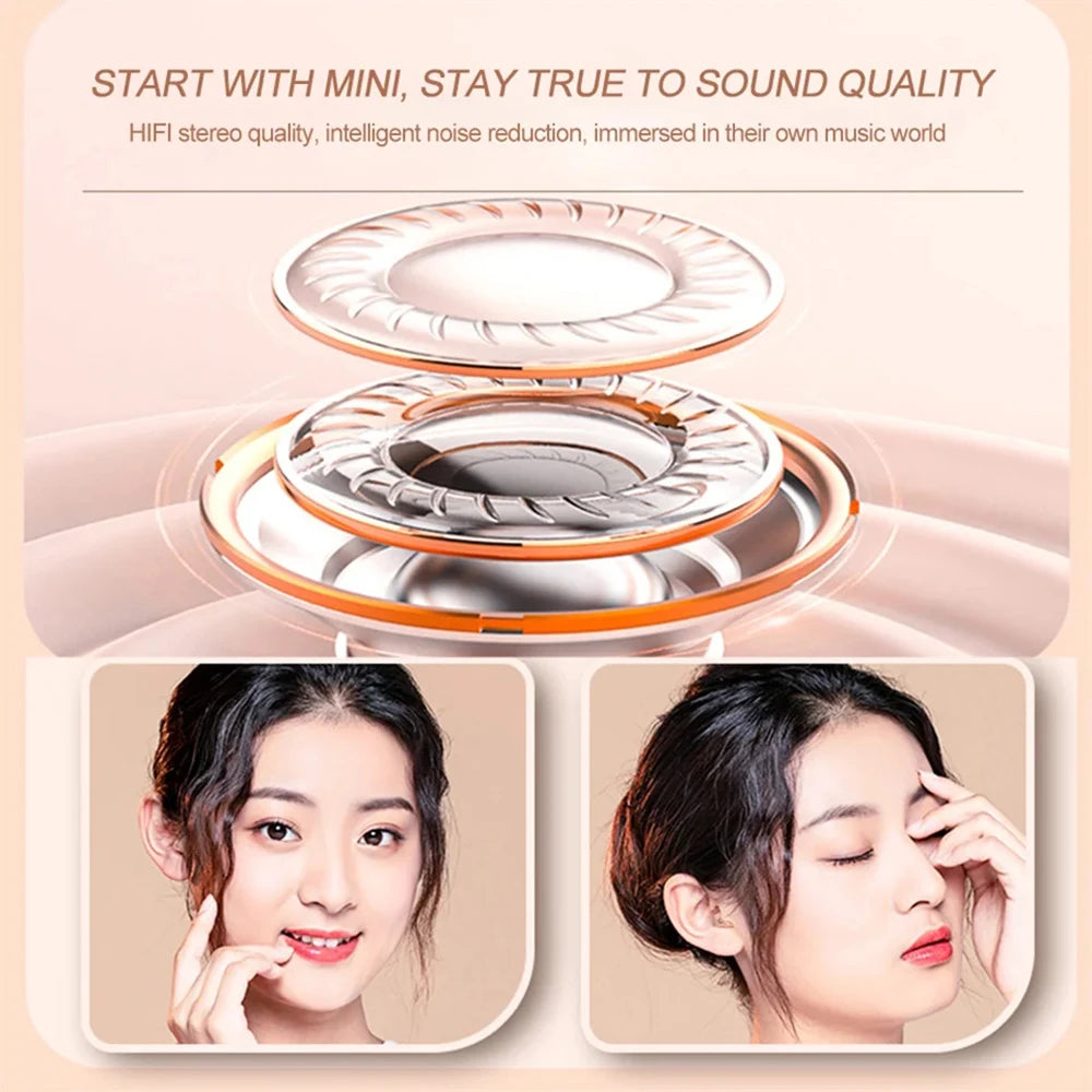 Mini Invisible Headphones Bluetooth Earphones