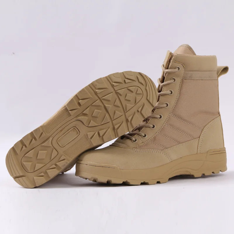 Army Boots Outdoor Hiking Boots Ankle Work Safty Shoes