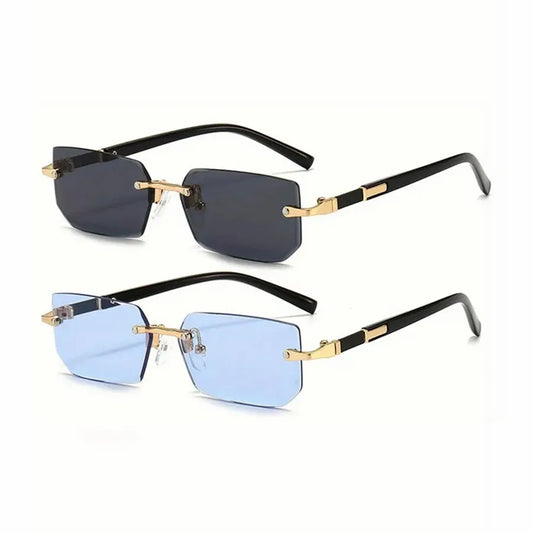 Popular Women Men Shades Small Square Sun Glasses Summer Traveling