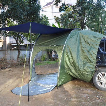 CZX-553 Car Awning Sun Shelter Camping SUV Rear Tent,Portable Waterproof car rear tent can be used alone as bike tent or storage