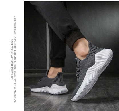 Men High Quality Male Sneakers Breathable White Fashion