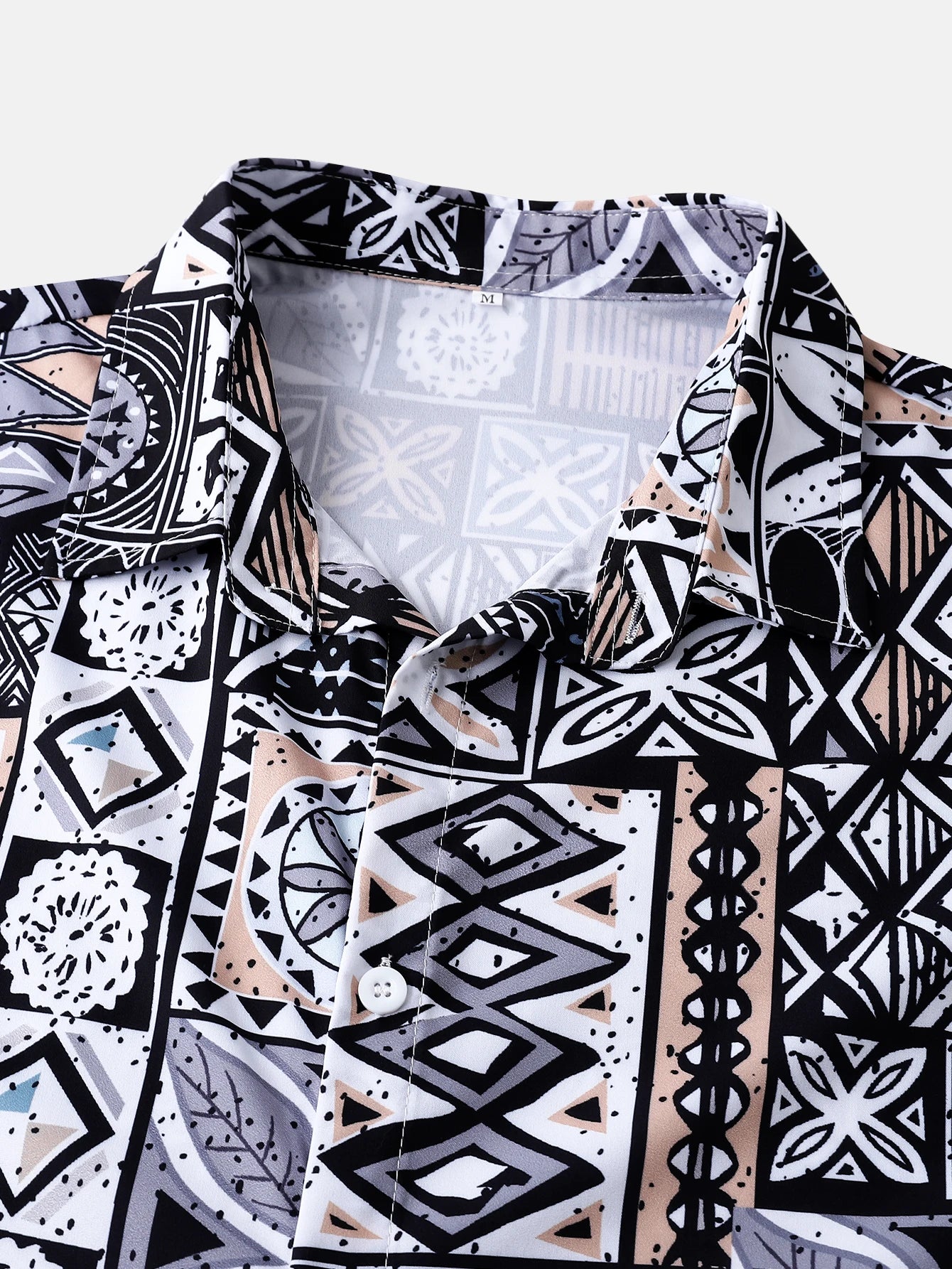 Summer Style with Our Men's Short Sleeve Printed Shirt Thin Beach