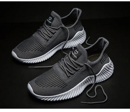 Men High Quality Male Sneakers Breathable White Fashion