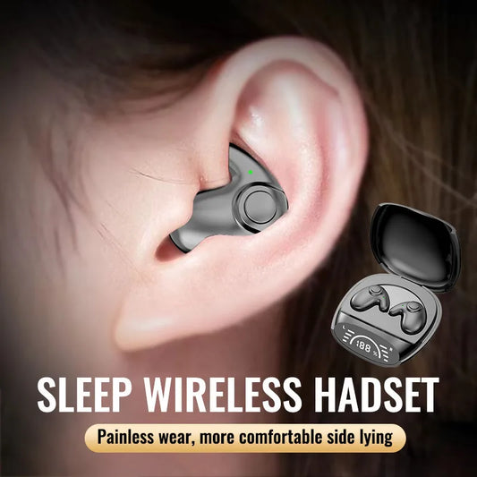 Mini Sleep Earbuds Tiny Hidden Bluetooth Headphones Noise Cancelling