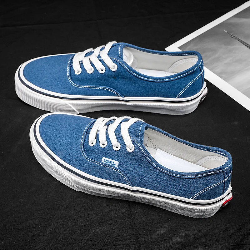 2022 Summer New Womens Canvas Shoes Men Fashion Concise Casual Sneakers Low Top Skateboarding Shoes Wear-Resisting Flat Sneakers