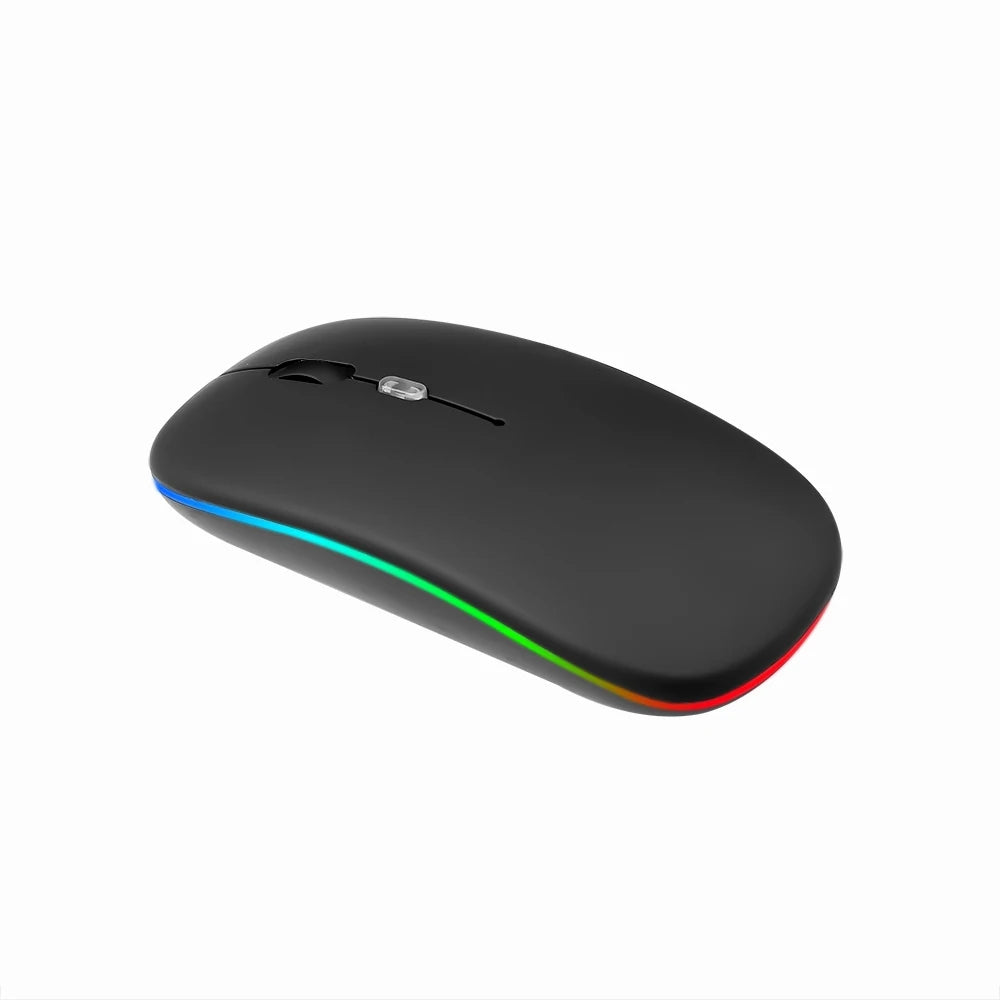 Tablet Phone Computer Bluetooth Wireless Mouse Rechargeable Luminous 2.4G USB Wireless Mouse Portable Mouse Gamer Mouse Mice