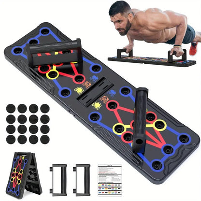 Push Up Board, Foldable Multi-Functional For Men Women Fitness Training