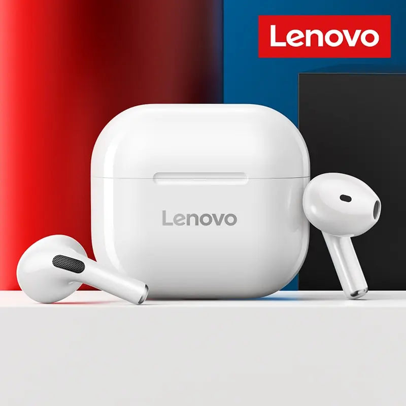 Lenovo Earphones Wireless Bluetooth 5.0 Earbuds Bass Touch Control