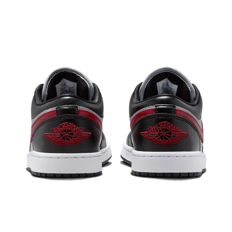 Air Jordan 1 Low "Red Swoosh"Black White