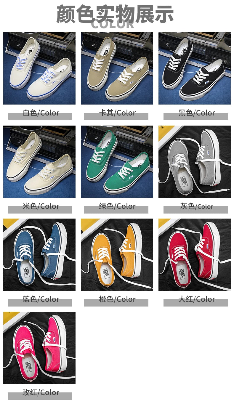 2022 Summer New Womens Canvas Shoes Men Fashion Concise Casual Sneakers Low Top Skateboarding Shoes Wear-Resisting Flat Sneakers