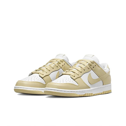 Nike Dunk Low 'Team Gold' Men's Skateboarding Shoes Wear Resistant Fashionable Retro Off White Sneakers