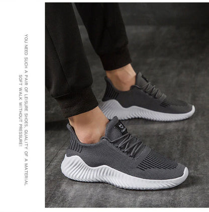 Men High Quality Male Sneakers Breathable White Fashion