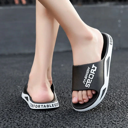 Outside Flip Flops Casual Beach Breathable Shoes Couples Home