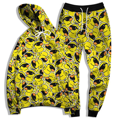 Hoodie + Pants 2pcs Sets Oversized Sweatshirt Fashion Men Clothing