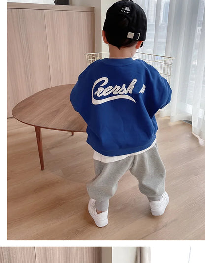 Baby Boy Clothes Children's Top and Button Fashion Suit for Babies Casual Sports Style