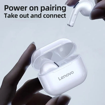 Lenovo Earphones Wireless Bluetooth 5.0 Earbuds Bass Touch Control