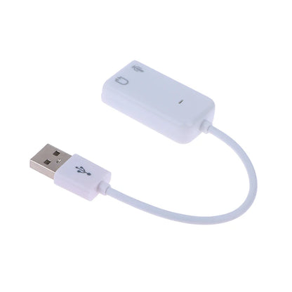 USB Sound Card Virtual 7.1 3D For Laptop Notebook PC