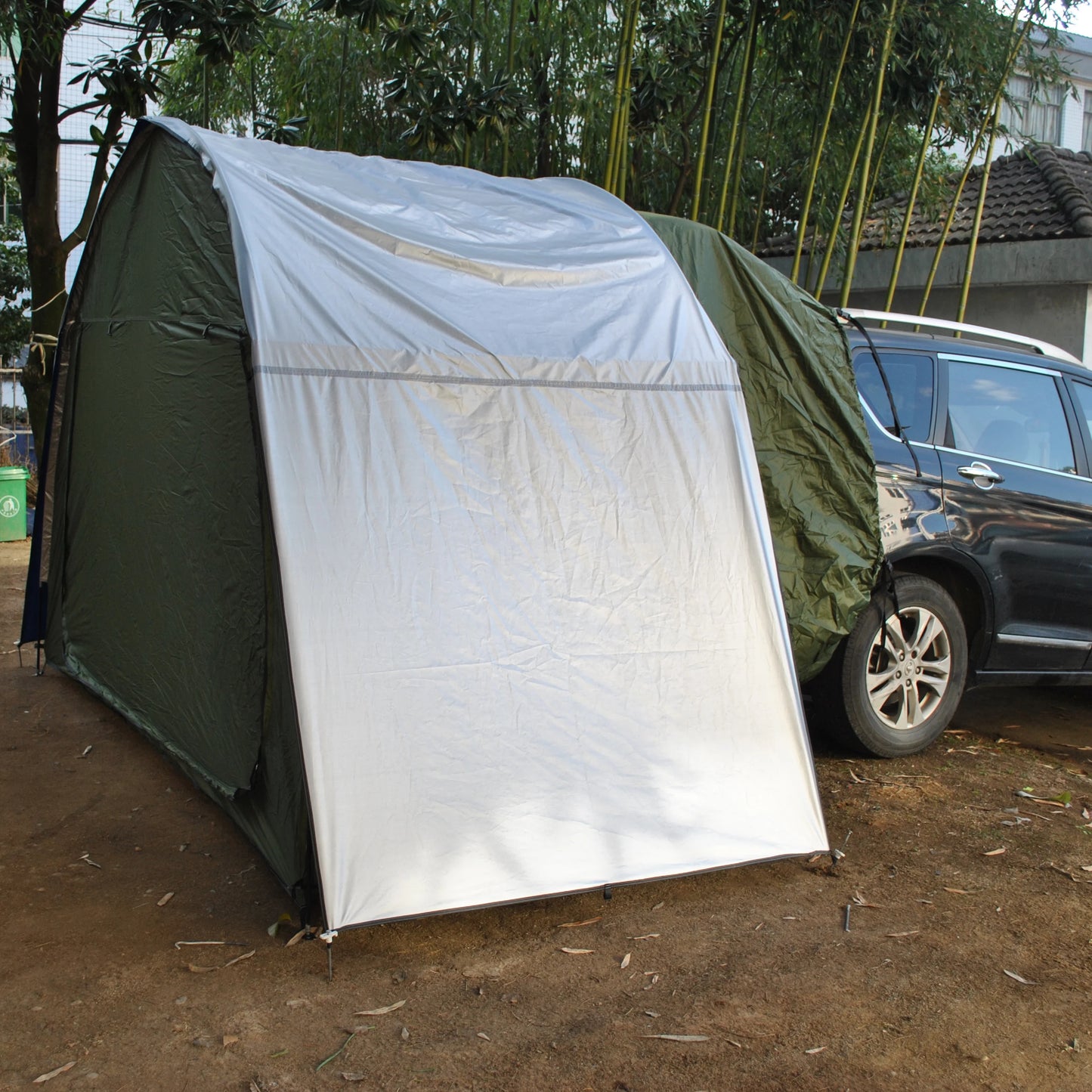 CZX-553 Car Awning Sun Shelter Camping SUV Rear Tent,Portable Waterproof car rear tent can be used alone as bike tent or storage