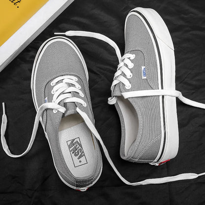 2022 Summer New Womens Canvas Shoes Men Fashion Concise Casual Sneakers Low Top Skateboarding Shoes Wear-Resisting Flat Sneakers