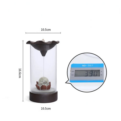 Backflow Incense Burner Plastic Cover Indoor Windproof Personality