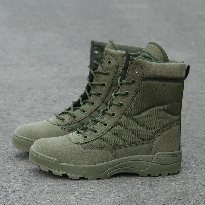 Army Boots Outdoor Hiking Boots Ankle Work Safty Shoes